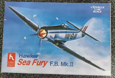 HOBBY CRAFT 1/48 Sea Fury F.B Mk.II Model Kit Plus Photo Etch Set • £19