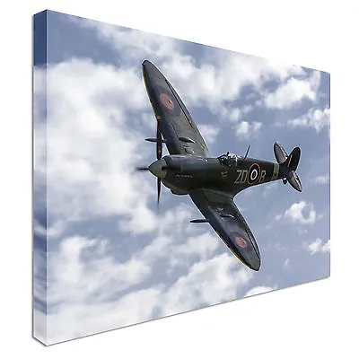 £48.99 • Buy Luqa, Malta Supermarine Spitfire Canvas Wall Art Picture Print