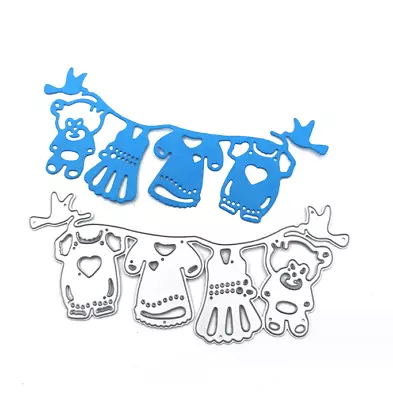 Baby Clothes Toy Metal Cutting Dies Stencil For Paper Card Scrapbooking DIY UK • £3.79