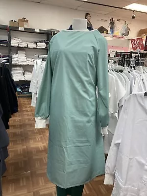 PPE Medical Laboratory Surgical Isolation Gown Washable/reusable Sage Color • $27.99