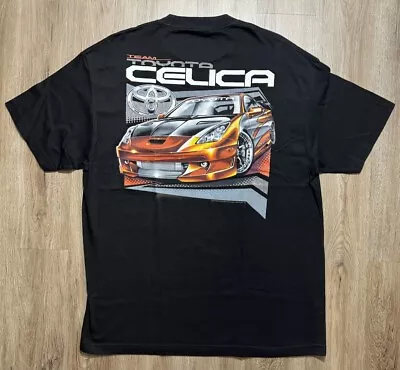 Y2K Mad Engine Toyota Celica Black T Shirt Size XL • $150