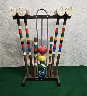 Forster Croquet Made In The USA Vintage Lawn Yard Game NOT COMPLETE • $17.50