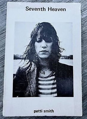 RARE PATTI SMITH ‘SEVENTH HEAVEN’ Book SIGNED INSCRIBED W ORIG ART • $219