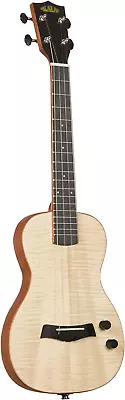 Brand Music Solid Body Electric Flame Maple Tenor Ukulele (KA-SB-MAP-T_W/BAG) • $446.99