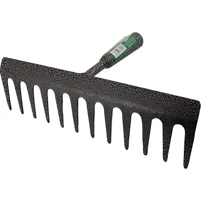 12 Tooth Teeth Replacement Rake Head Garden Lawn Leaf Leaves Metal Carbon Steel • £6.95