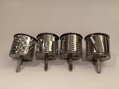 Vintage Moulinex Food Processor Models 244 308 Lot Of 4 Shredder & Slicer Parts • $14.77