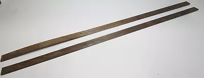 Vintage Marine Boat Teak Wood Wall Deck Trim Insert Set 60 1/2  X 2  X 1/4  • $59.99