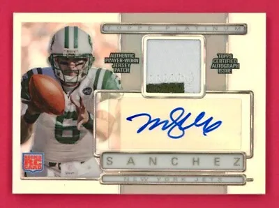 Mark Sanchez RPA RC Auto Patch /110 Refractor 2009 Topps Platinum Rookie Jets • $30