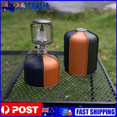 230g/450g Gas Cylinder Protective Cover PU Leather Vintage Gas Heater Case • $9.29