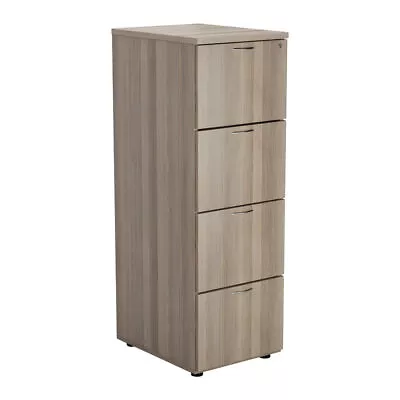 Jemini Grey Oak 4 Drawer Filing Cabinet KF78955 • £546.59