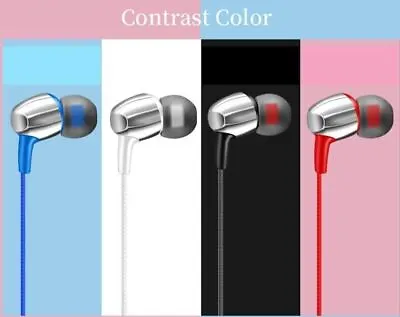 £3.45 • Buy Handsfree Headphone Super Bass In-Ear Earphones For Iphone Ipad Ipod Samsung Mic
