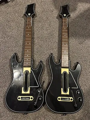 2 Guitar HERO POWER Activision Wireless Guitars Controllers No Dongle Or Strap • £29.99