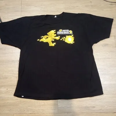 Super Mario Bros. 2 Promo Shirt  Nintendo 2012 RARE Mens 2XL Used  • $24