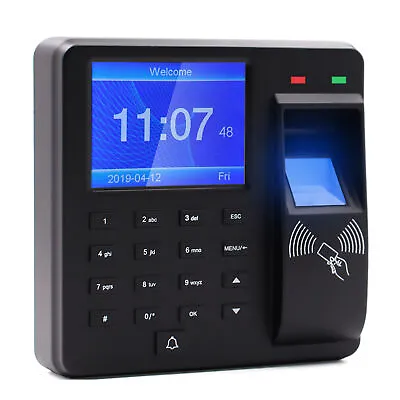 £32.74 • Buy Access Control Fingerprint Employee Attendance Tracking Clocking In Machine G0U3