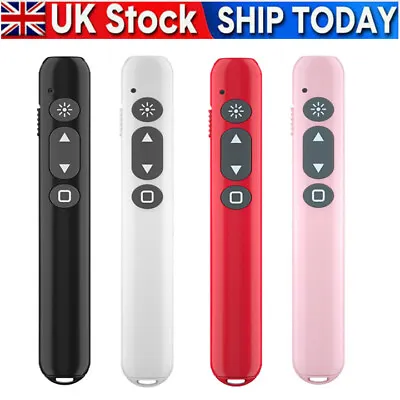 New Remote Wireless USB Powerpoint Presentation PPT Laser Pointer Clicker Pen UK • £9.83