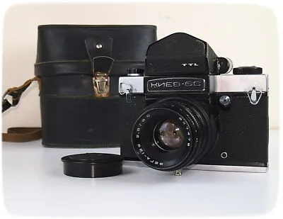 Soviet Camera  KIEV - 6 S TTL Lens VEGA - 12B (28/90) PENTACON SIX 6 X 6 • $299