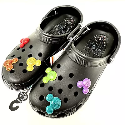 Crocs X Disney Rainbow Pride Celebration Mickey Mouse Classic Clog Men’s Size 12 • $99.97