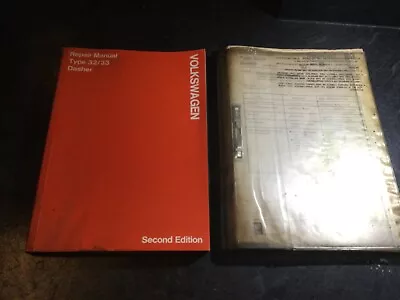 $44.48 • Buy 1974-78 Volkswagen Dasher Type 32 Type 33 Factory Repair Manual Wagon Hatchback