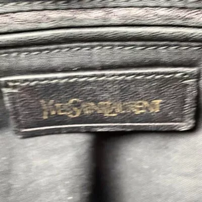 Yves Saint Laurent Leather 2WAY Shoulder Bag Black Muse Two 8.7x12.2x6.3  • £219.26