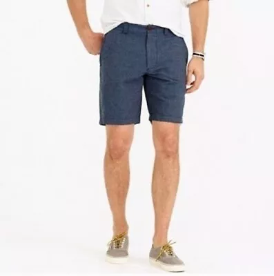 J.Crew Stanton Men's Chino Shorts Size 31 Waist Dark Blue • $25