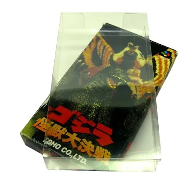 5x Nintendo Super Famicom Cib Game - Clear Plastic Protective Box Protectors • $11.98