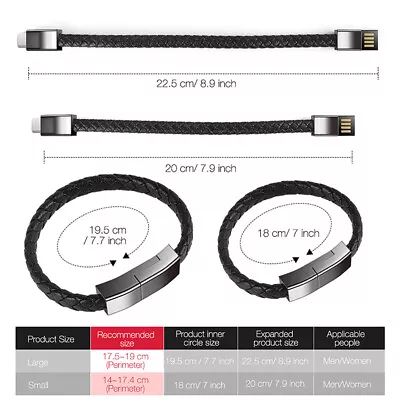 Bracelet Usb Charging Cable Data Cord Line Sync Fast Chargeing Type-C Bracelet • $3.27