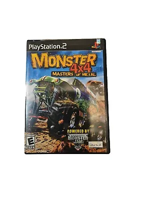 Monster 4x4: Masters Of Metal (Sony PlayStation 2 2003) PS2 Video Game • $5