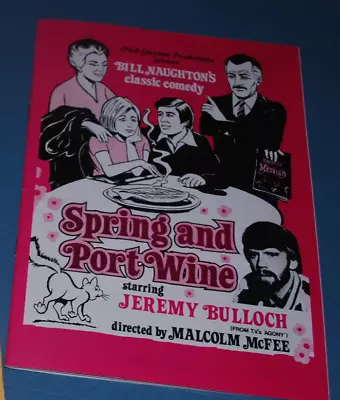 Theatre Programme - Nell Gwynne - Spring Wine And Port (Jeremy Bulloch 1983) • £0.99