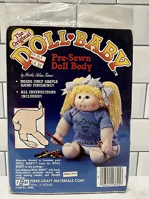 The Original Doll Baby Pre-Sewn Doll Body Martha Nelson Thomas New Cabbage Patch • $9