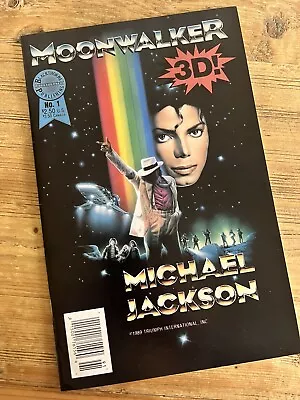 Michael Jackson 3D Moonwalker Comic #1 Blackthorne Comics 1989 🔝1️⃣ • £40.21