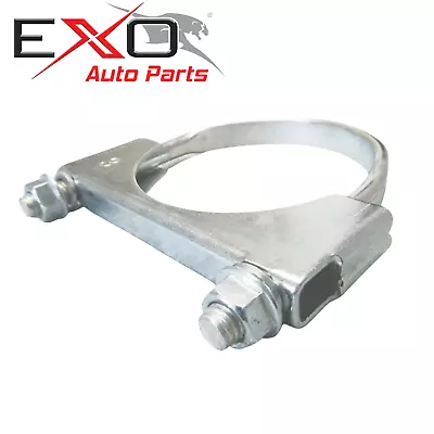 3  Inch Exhaust U Bolt Muffler Tube Pipe Clamp Flat Band Zinc Plated Ubolt • $18.99