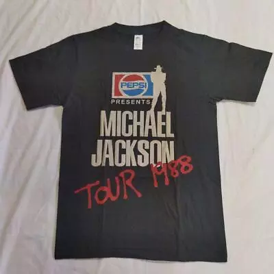 1988 Michael Jackson Tour T-Shirt Pepsi Cola Reprint M-Size • £94.87
