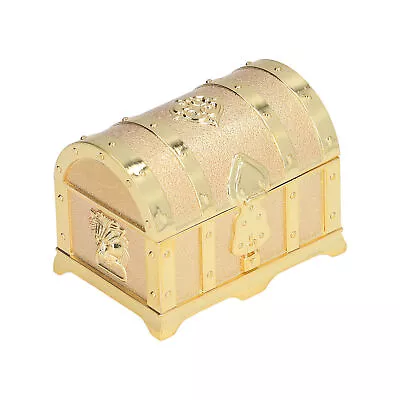 Vintage Jewelry Box Size Lint Lining Fine Polishing Embossed Design Gold Jewelry • $23.27