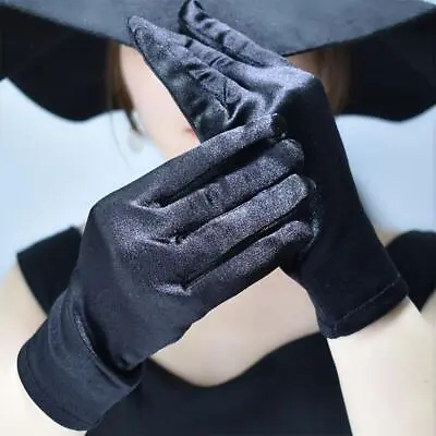 £2.52 • Buy Ladies Short Wrist Gloves Smooth Satin For Party Dress Wedding Evening Prom D5Z2
