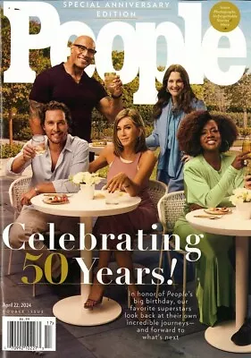 People Magazine - April 22 2024 - Celebrating 50 Years! - Brand New • $12.99