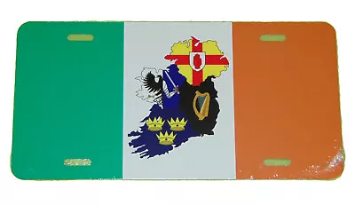 Irish Ireland Flag Provinces Center License Plate 6 X 12 Inches New Aluminum  • $14.39