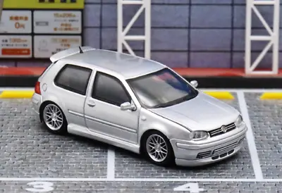 CR FH 1:64 Silver VW Golf GTI MK4 Coupe Sports Model Diecast Metal Car • $41.99