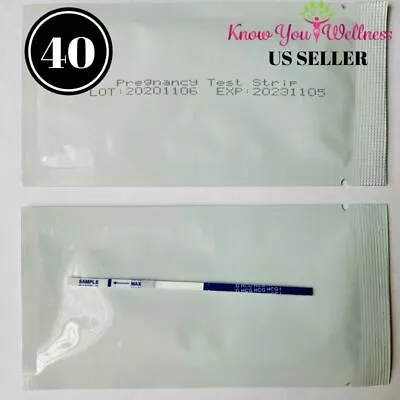 $6.99 • Buy Early Pregnancy Test Strips Kit 20 PCS Home HCG Urine Test 10 Miu/ml 