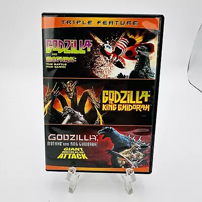 Godzilla And Mothra /Vs. King Ghidorah / Giant All-Out Monsters DVD RARE OOP • $44.99