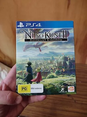 Ni No Kuni 2 II: Revenant Kingdom (PlayStation 4/ PS4) Steelbook • $30