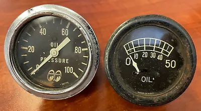 Moon Mooneyes Original US Gauge Oil Flathead Ford Scta • $300