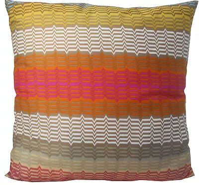 MISSONI HOME CUSHION COVER COTTON SATEEN 16x16  HYPOALLERGEN 40x40cm TED 141 • $99