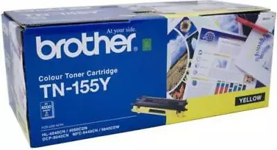 NEW GENUINE BROTHER Cartridge TN-155Y YELLOW;DCP-9040CN MFC-9440CN/9840CDW   • $59