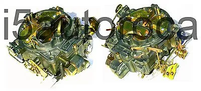 Set Of 2 Marine Carburetors Rochester Quadrajet 4mv 5.0l 305cid Merc Dichromate • $770