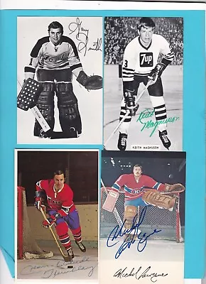 Vintage Postcard Signed By Michel Bunny Larocque  Montreal Canadiens • $79.99