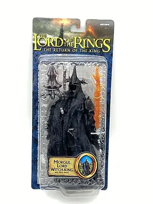 Toy Biz The Lord Of The Rings Morgul Lord Witch King With Fiery Sword RARE • $200