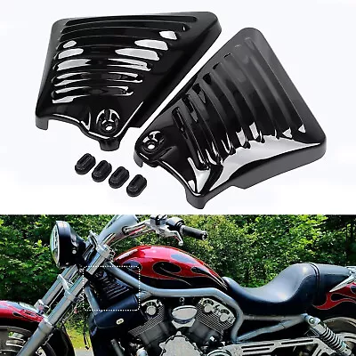 Gloss Black Airbox Frame Neck Side Cover For Harley V-Rod Muscle VRSCF 2009-2017 • $35.13