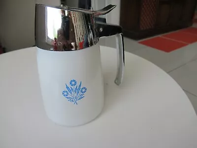 RAREST Corning Ware Blue Cornflower Sugar Dispenser Creamer Syrup ONLY 1 ON EBAY • $1340