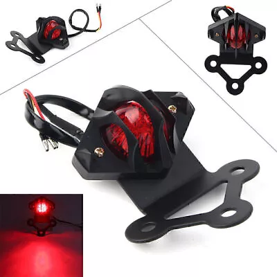 Motorcycle Rear Tail Brake Light For Harley Chopper Bobber Cafe Racer 12V • $27.99