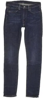 Levi's 519 Men Blue Straight Slim Stretch Jeans W33 L33 (91315) • £32.99